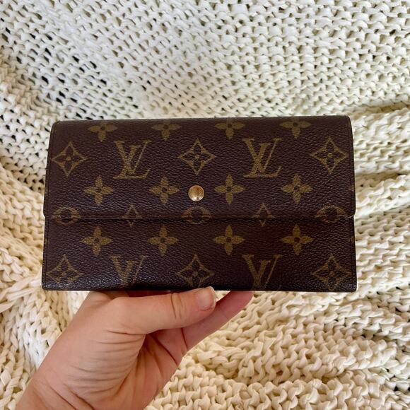 Louis Vuitton International Wallet Porte Tresor Monogram Canvas Trifold 0074 - Picture 12 of 14